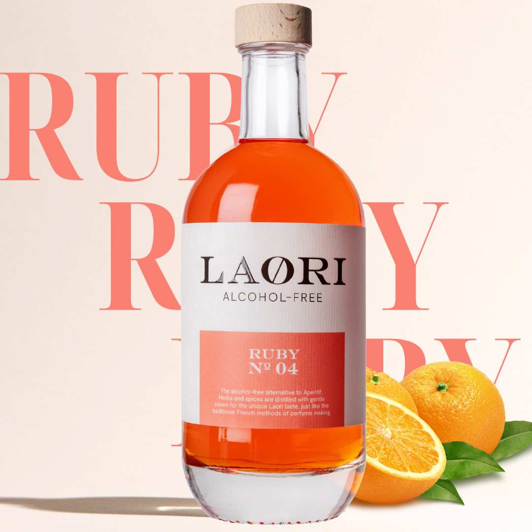 Alkoholfreier Aperitif Laori Ruby No 04 für Italian Spritz (0,5l)