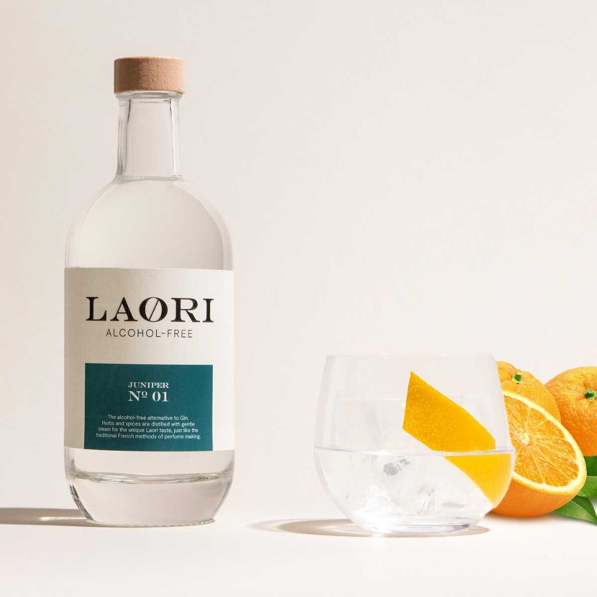 Mini tasting set: Laori Juniper Mini (0.05l) + free tonic water